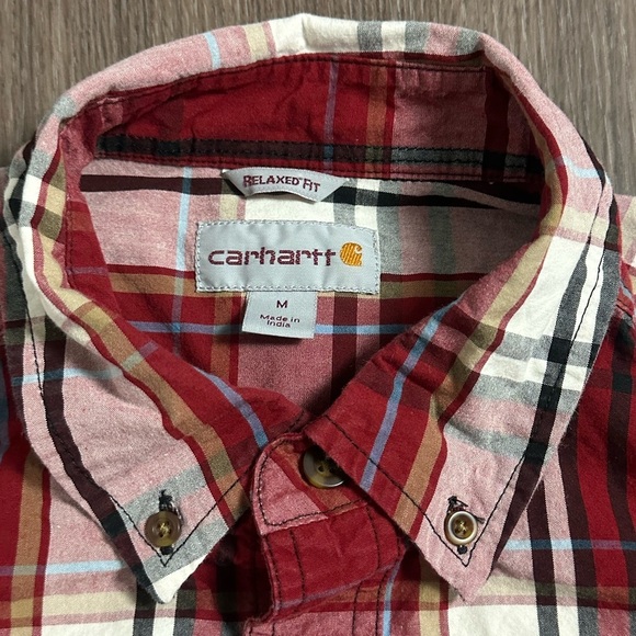 Carhartt Plaid Button Up - Picture 4 of 5